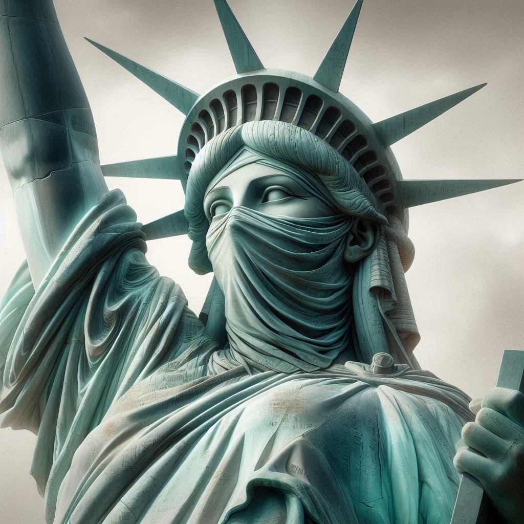 Comparación Nefertiti y Estatua de la Libertad